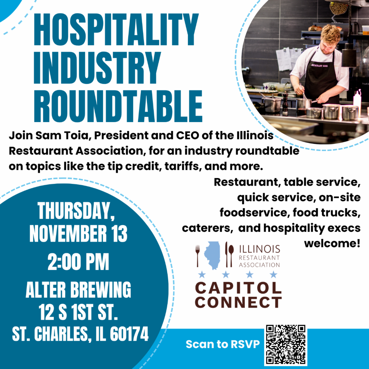 Hospitality Industry Roundtable invitation