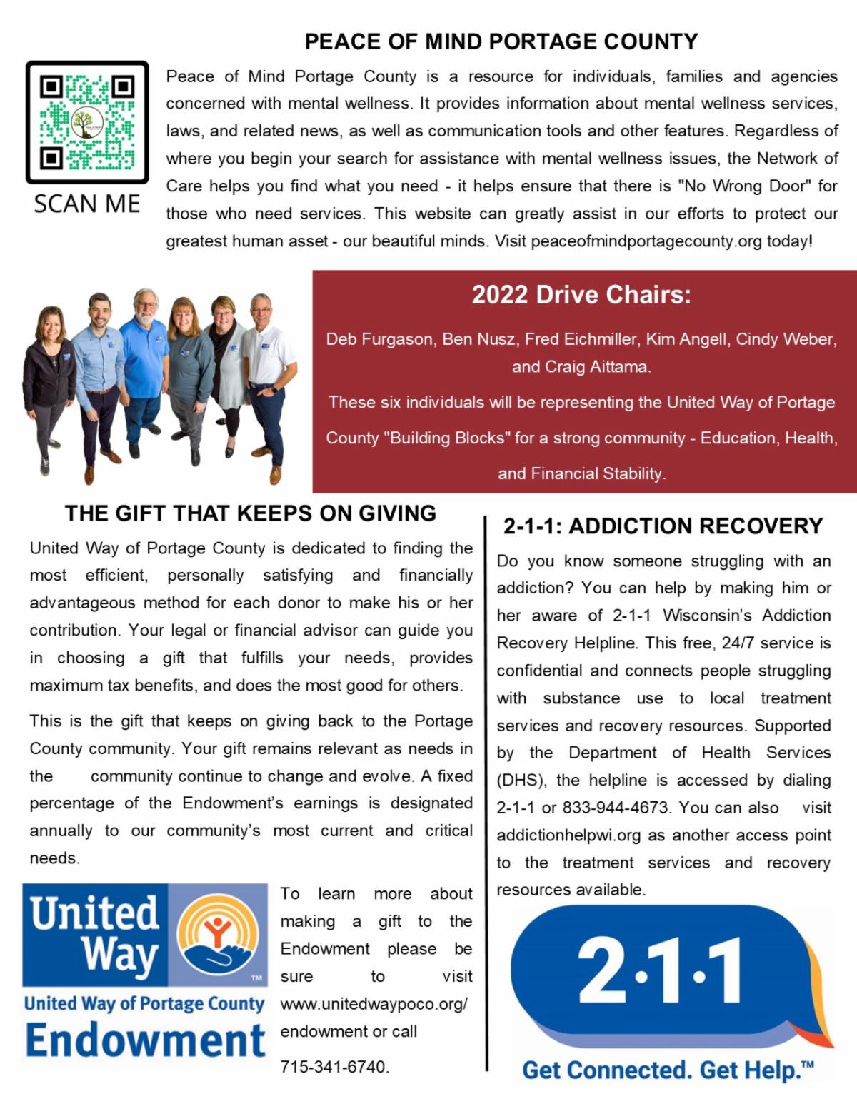 United Way of Portage County Summer Newsletter