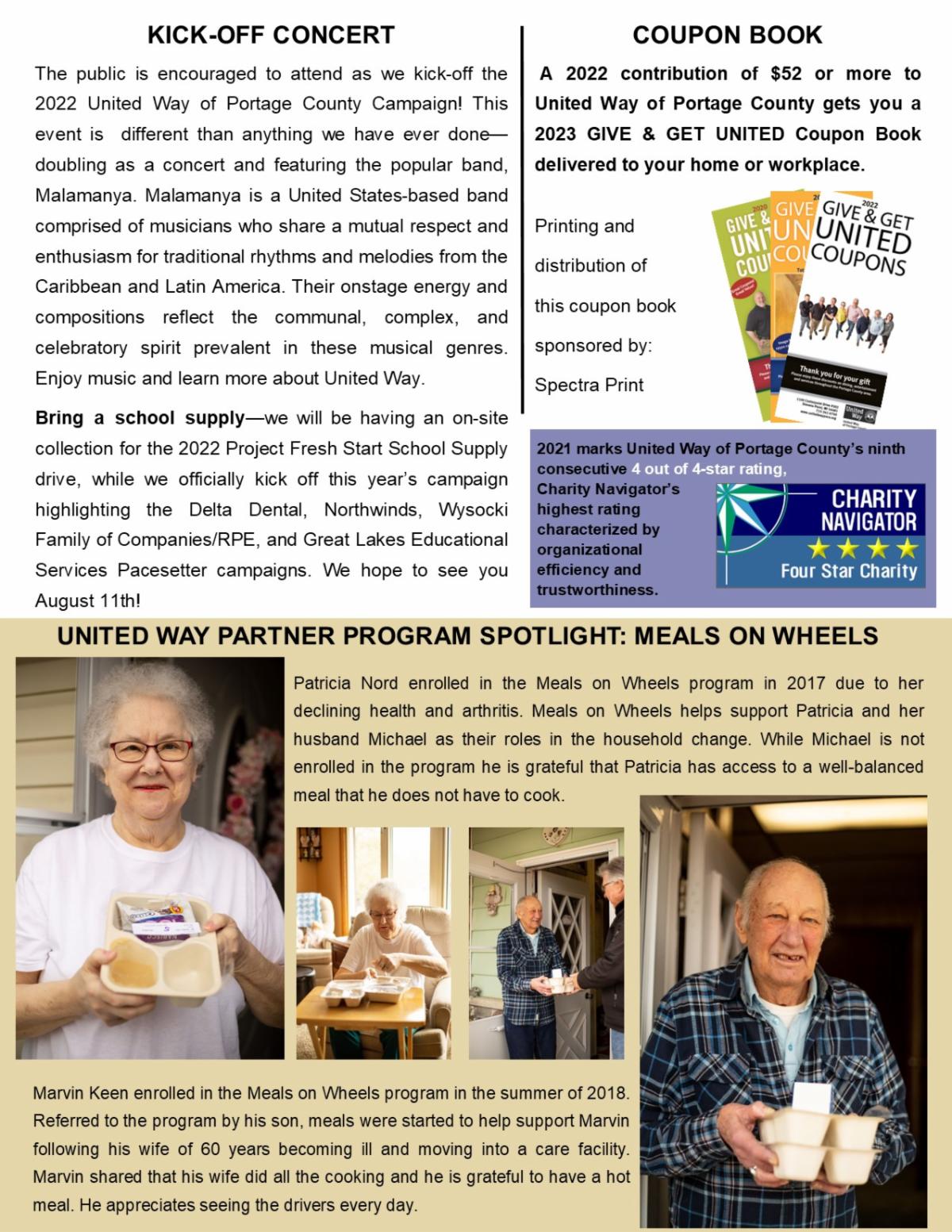 United Way of Portage County Summer Newsletter
