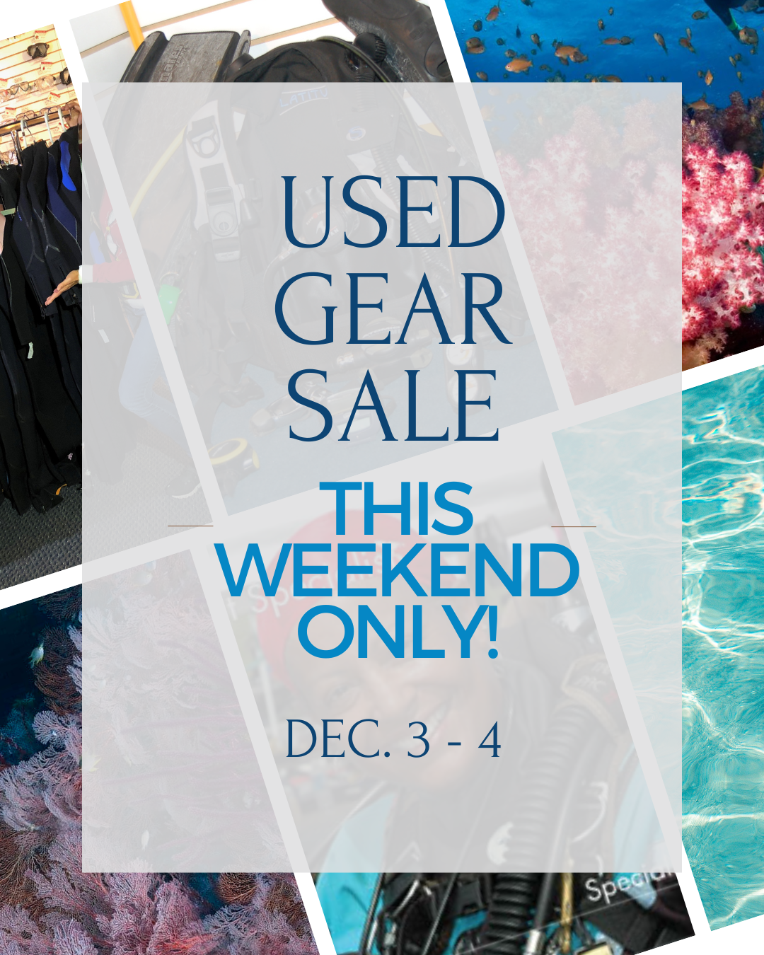 Used Gear Sale THIS WEEKEND!