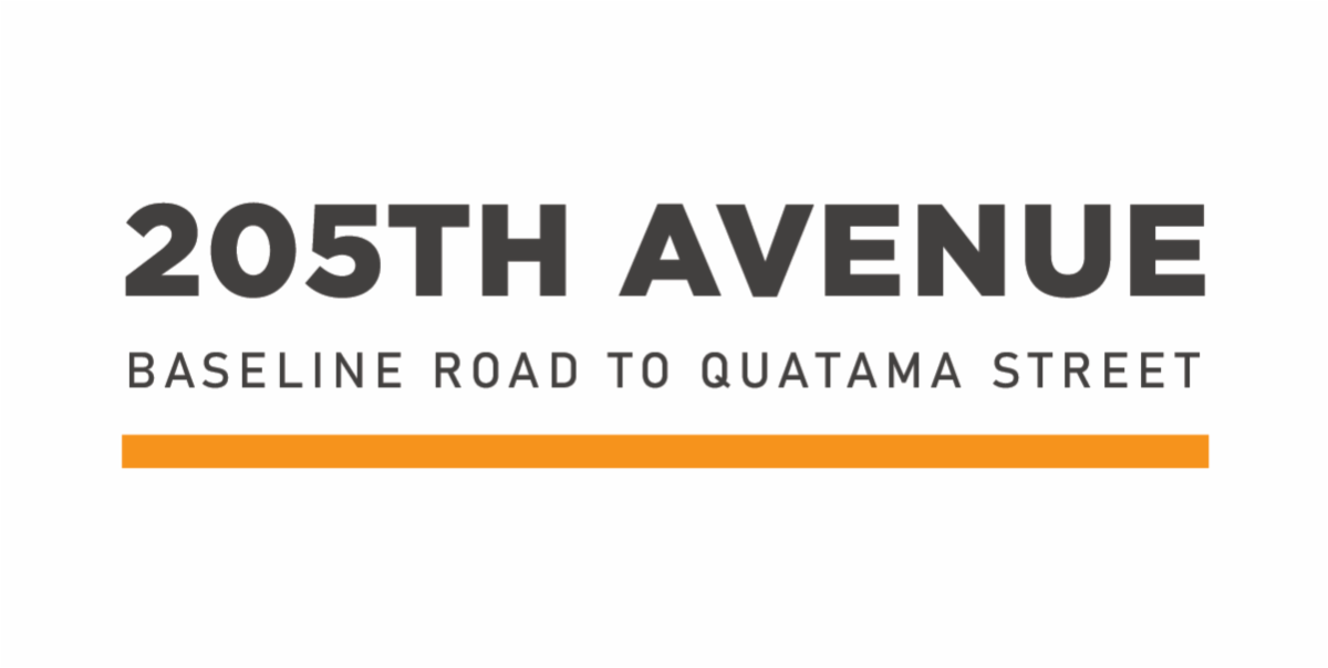 205th Avenue wordmark