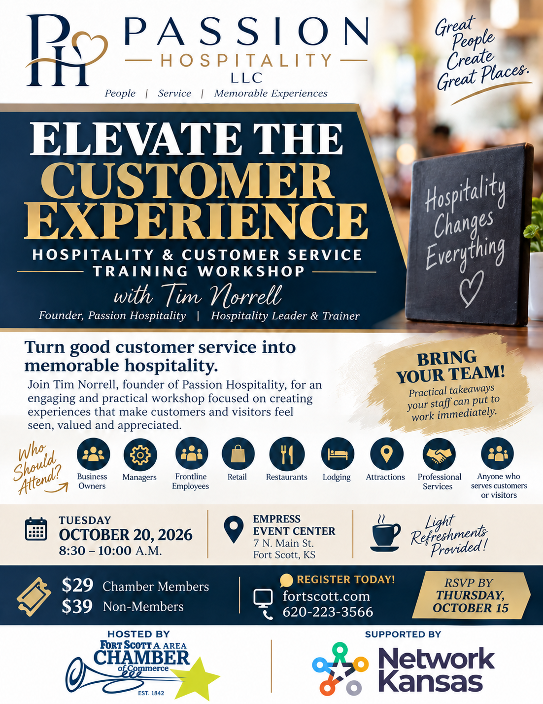 Elevate the Customer Experience flyer