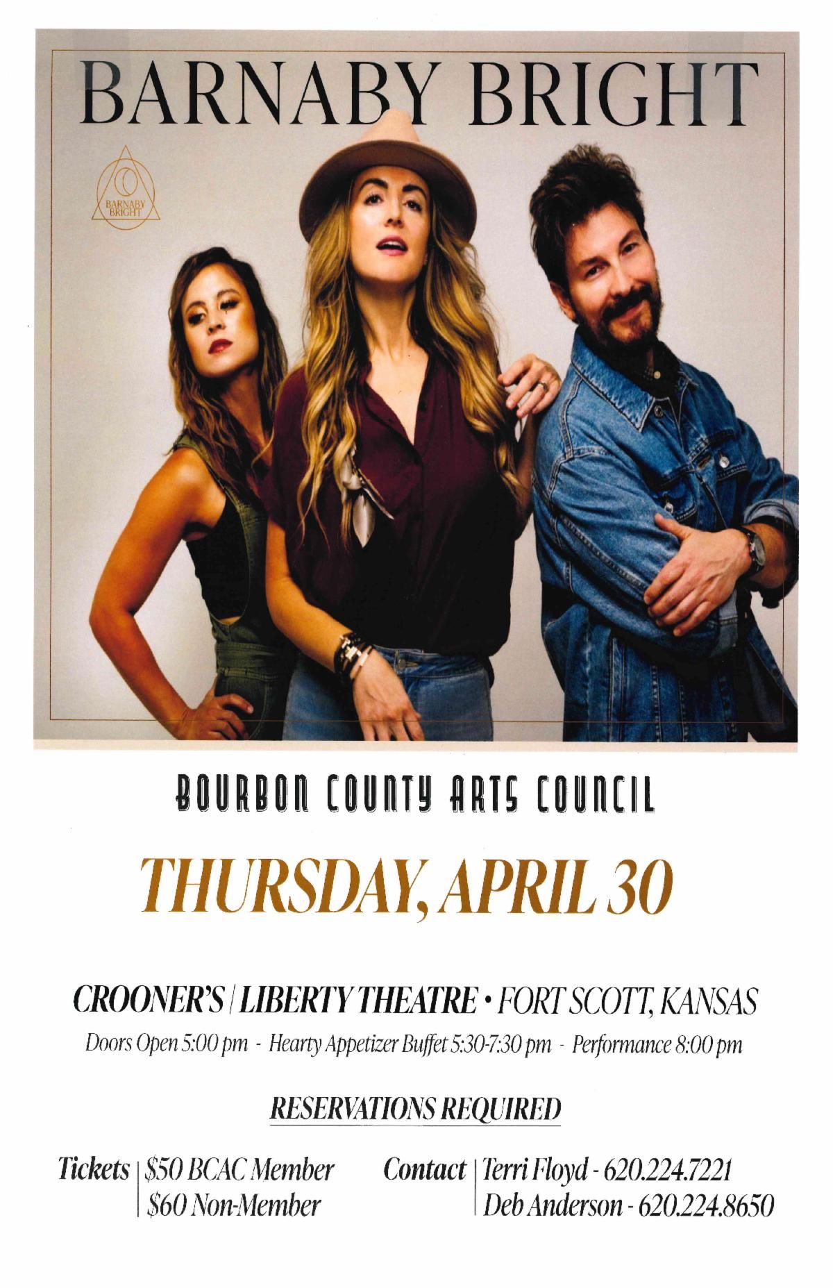 Barnaby Bright event flyer