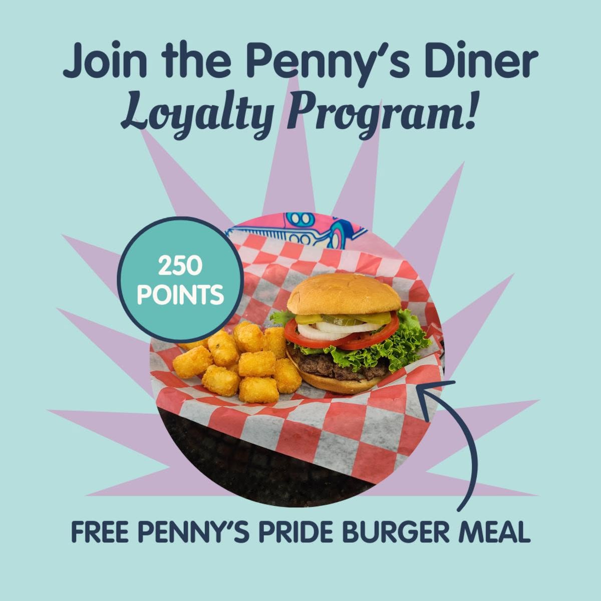 Penny's Diner burger