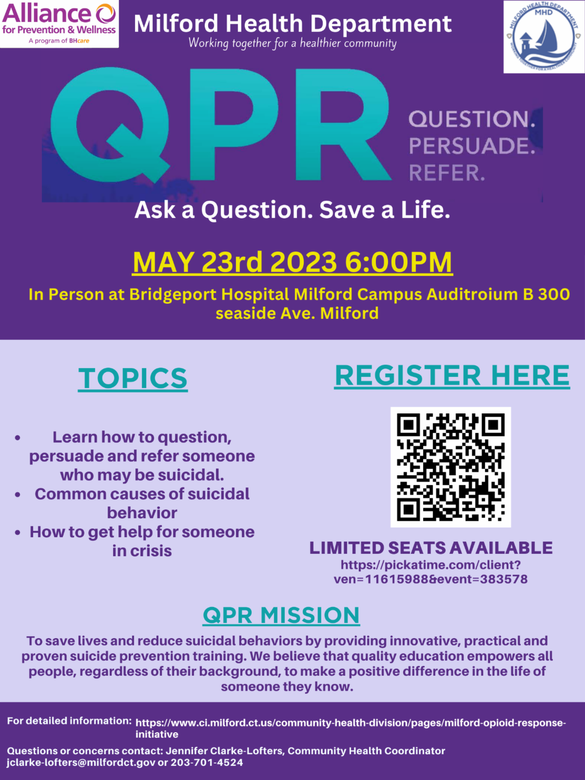 QPR Training May 23, 2023