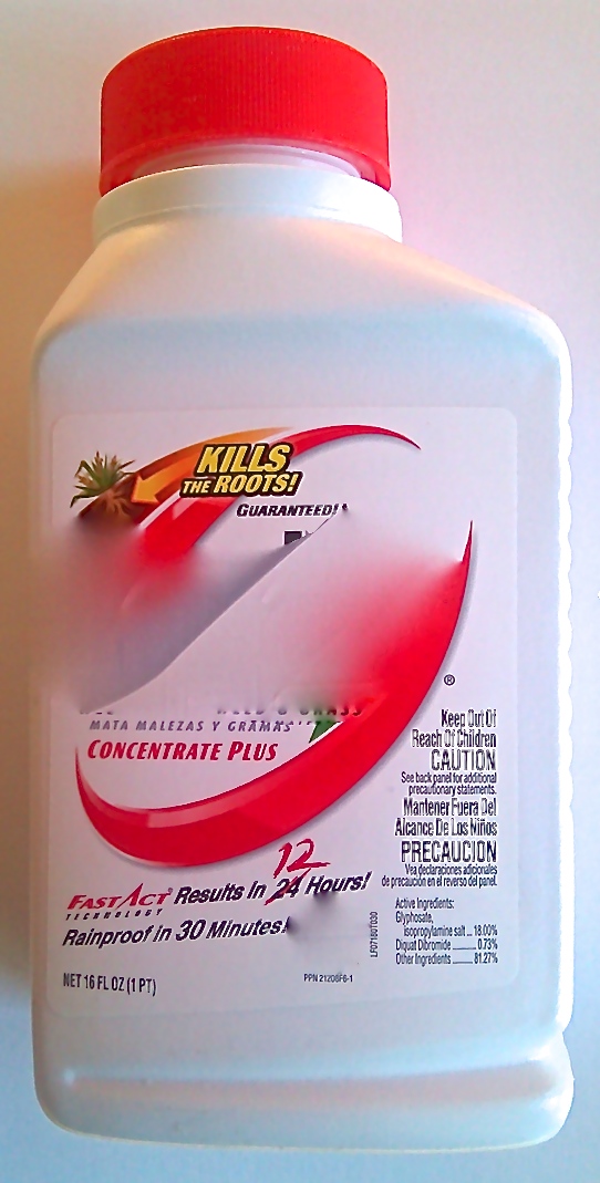 Pesticide brand obscured
