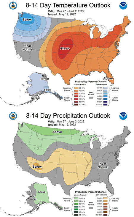 May 21 weather map