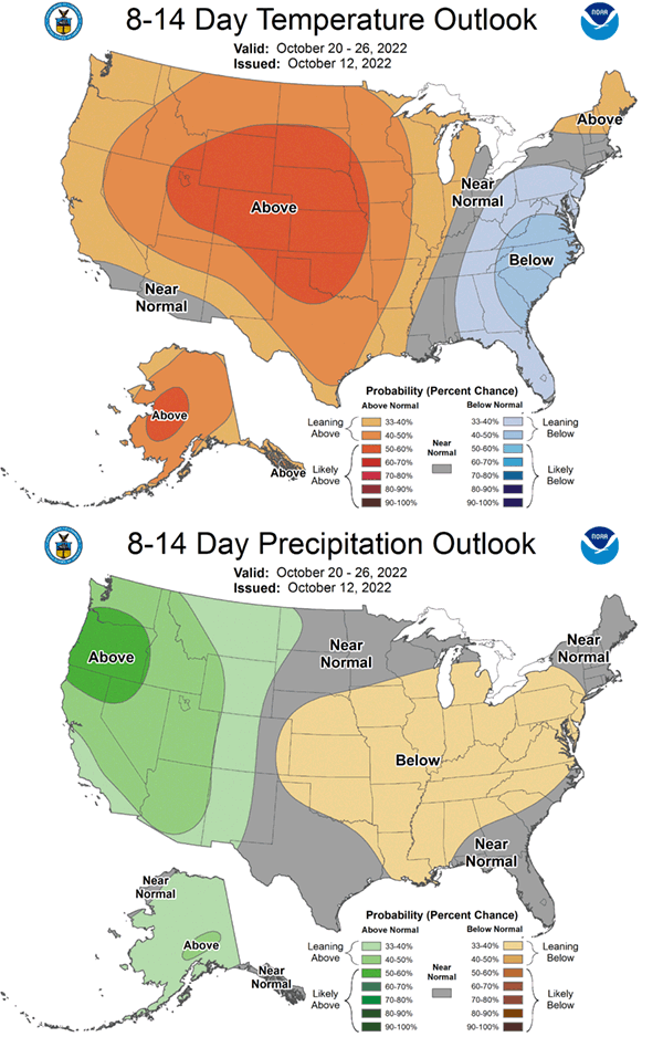 us weather map oct 15