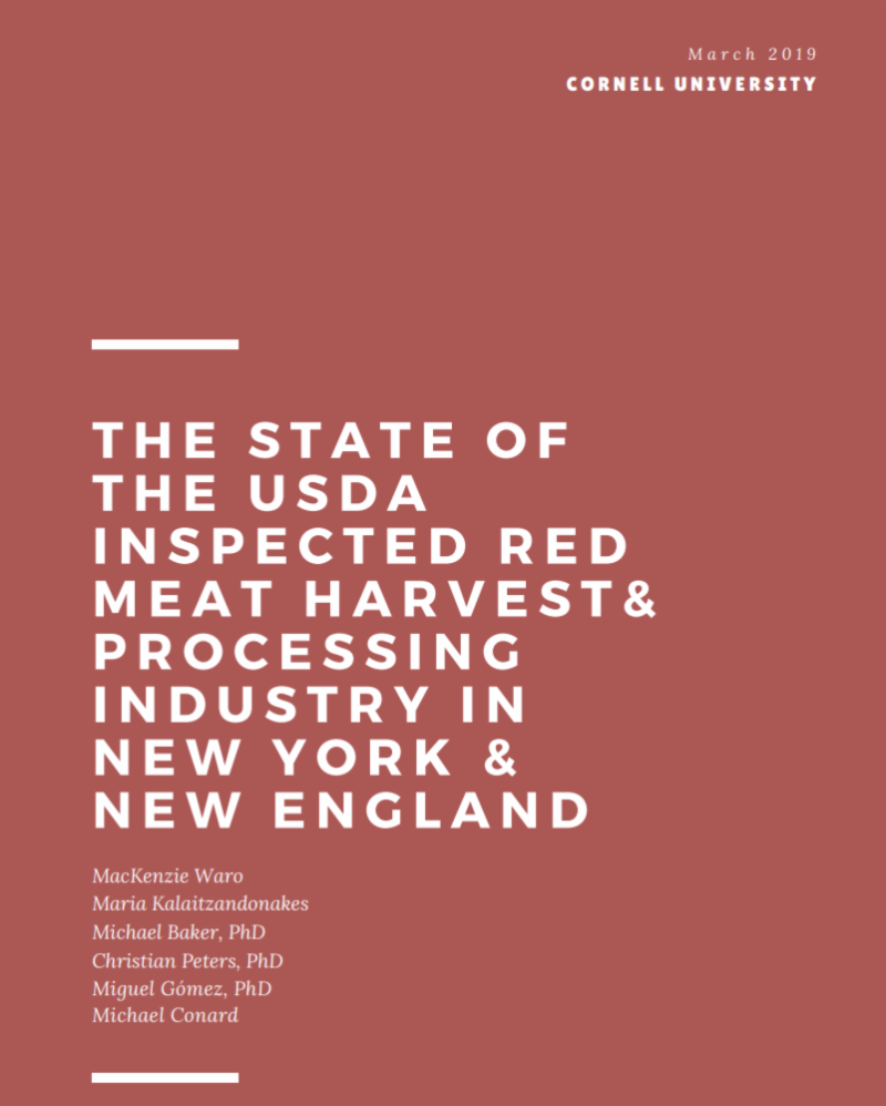 Cover of meat processing study