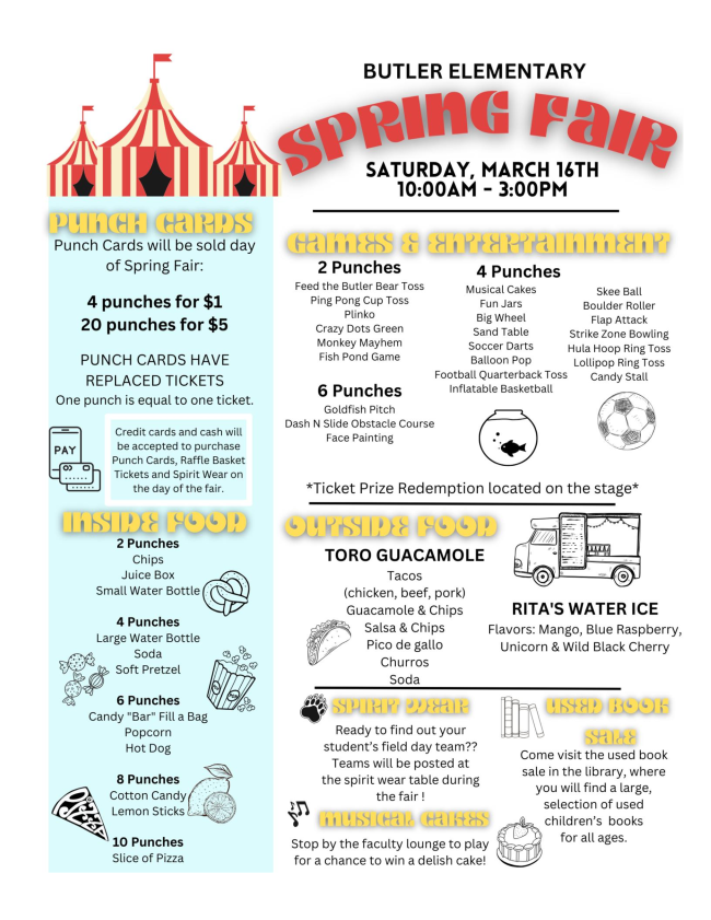 Spring Fair flyer