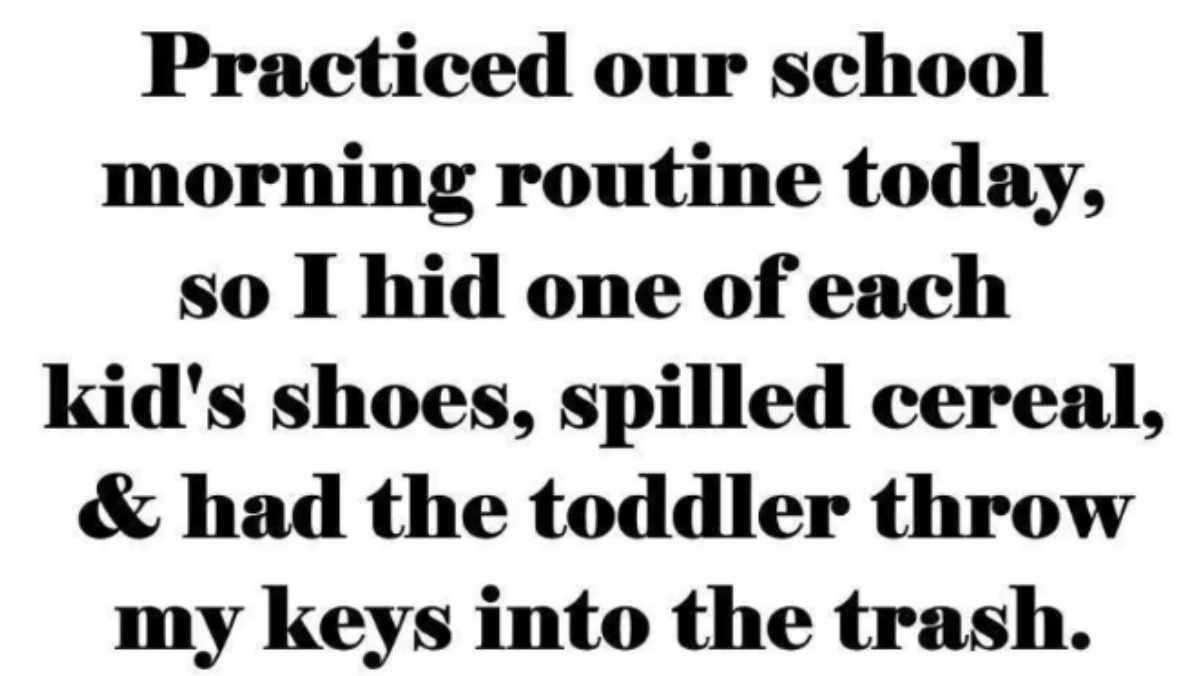 Back to school meme