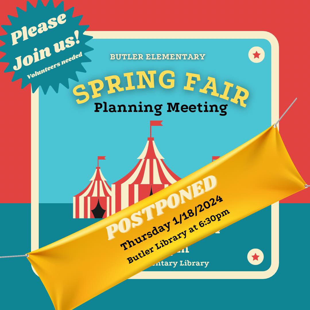 Spring Fair meeting rescheduled.