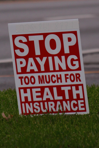 HEALTH INSURANCE SIGN