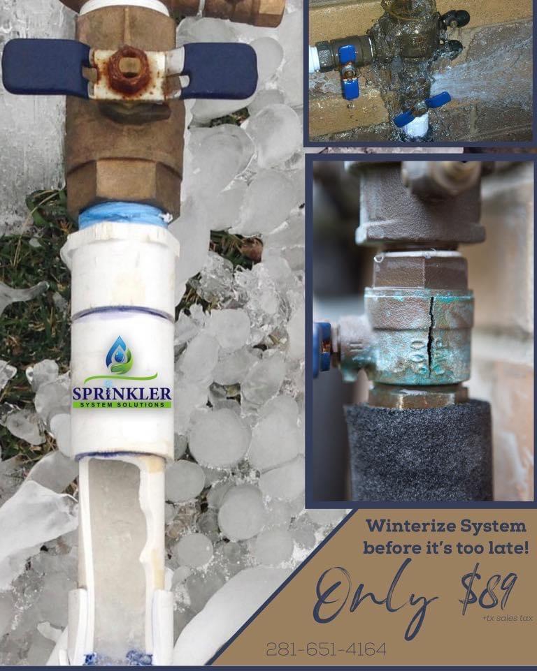 Prepare Your Sprinkler System For Freezing Temperatures 😳