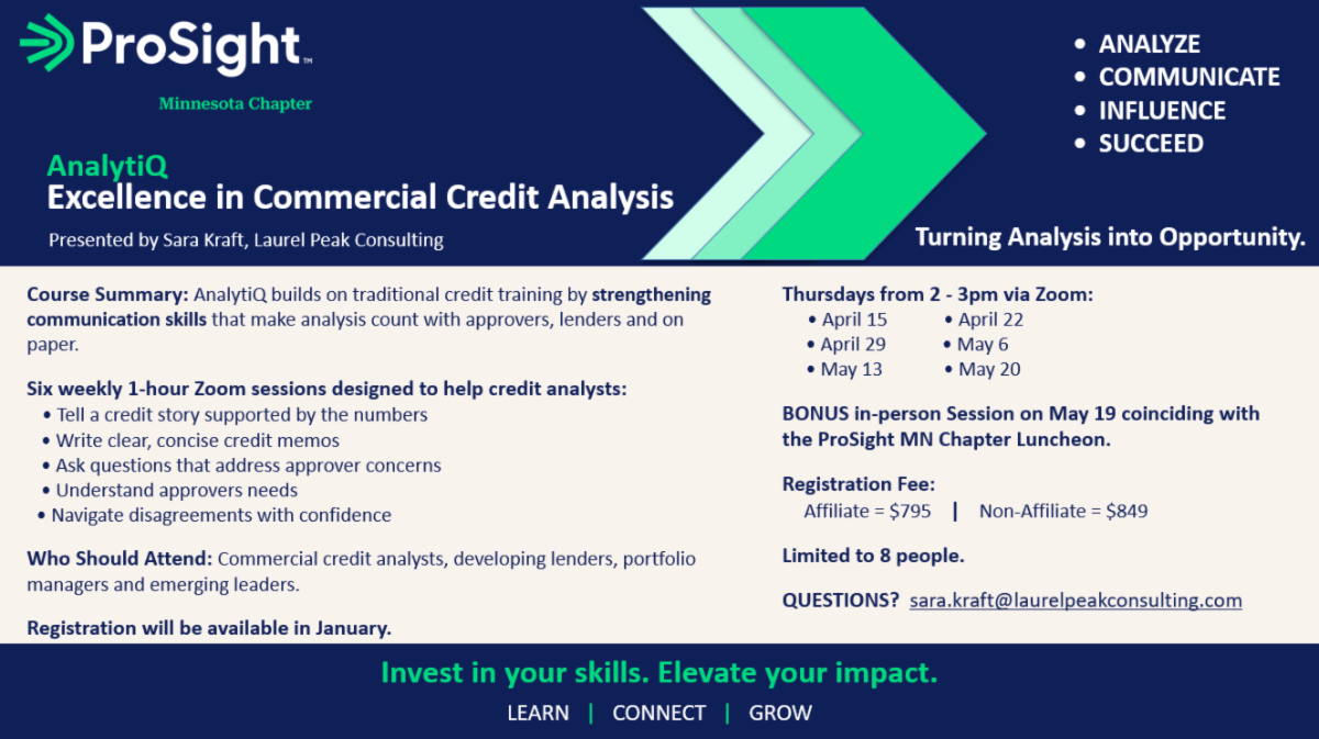 Excellence in Commercial Credit Analysis