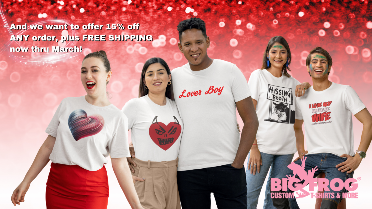 💝👕 Love is in the Air at Big Frog Jacksonville Valentine