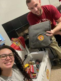 hannah penson and ryan lambert with yeti pirate outdoor adventure giveaway