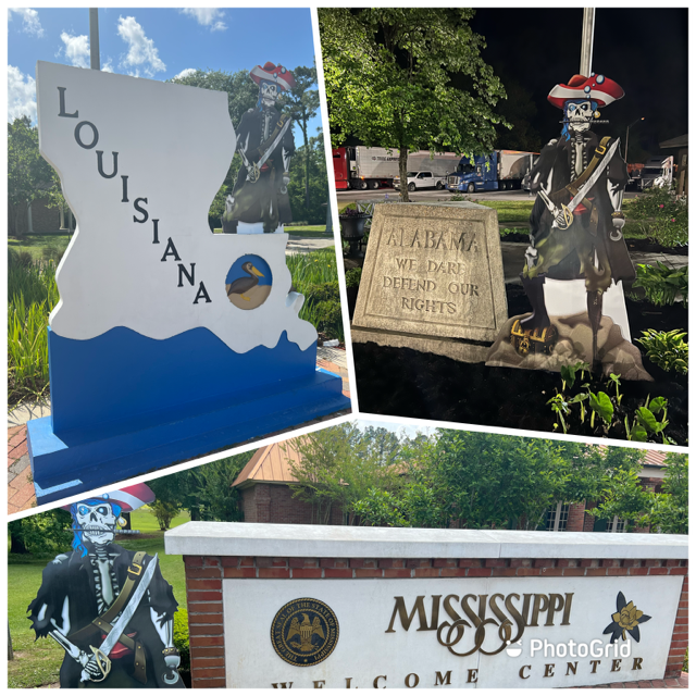 DEJ spotted by missouri state sign LA sign and alabama sign