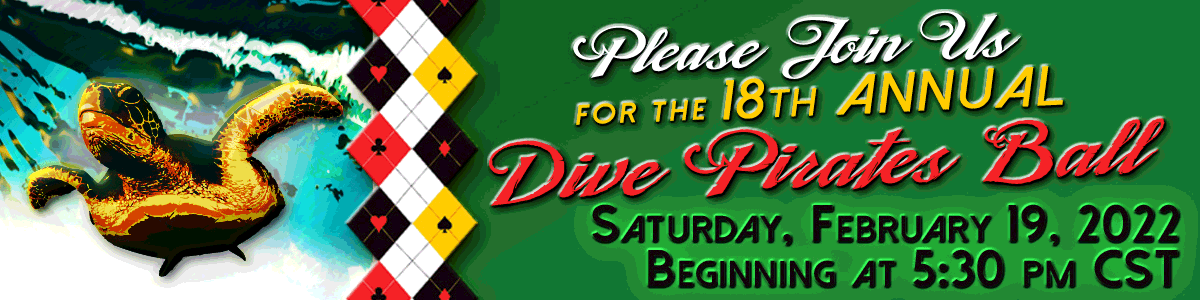 dive pirates ball banner 2022