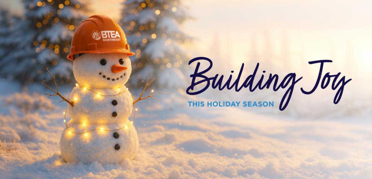 Snowman with BTEA hardhat 