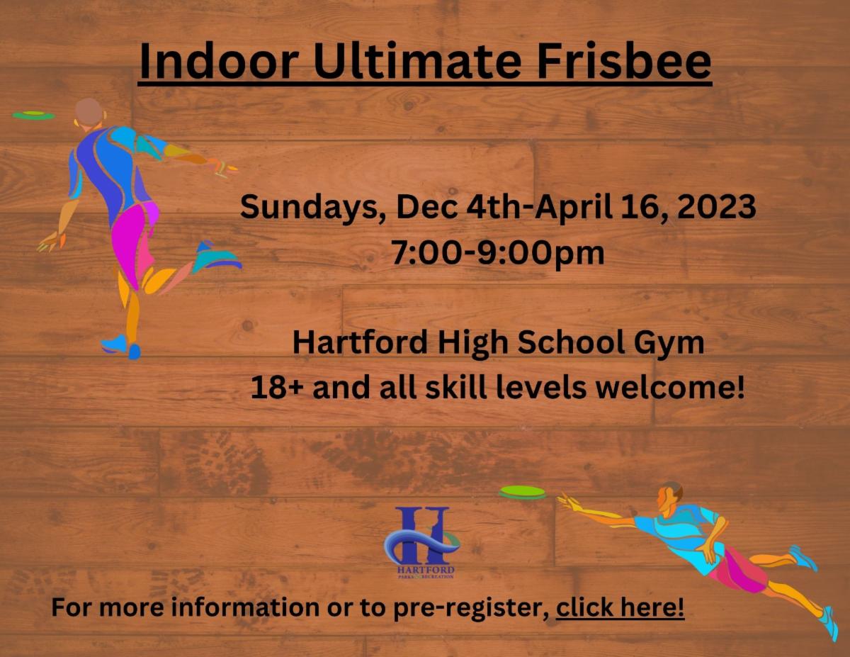 Check out what Hartford Parks & Recreation Weekly News has going on!