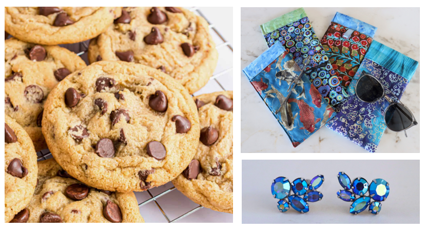 cookies and other items available at the Bay Seniors Flea Market