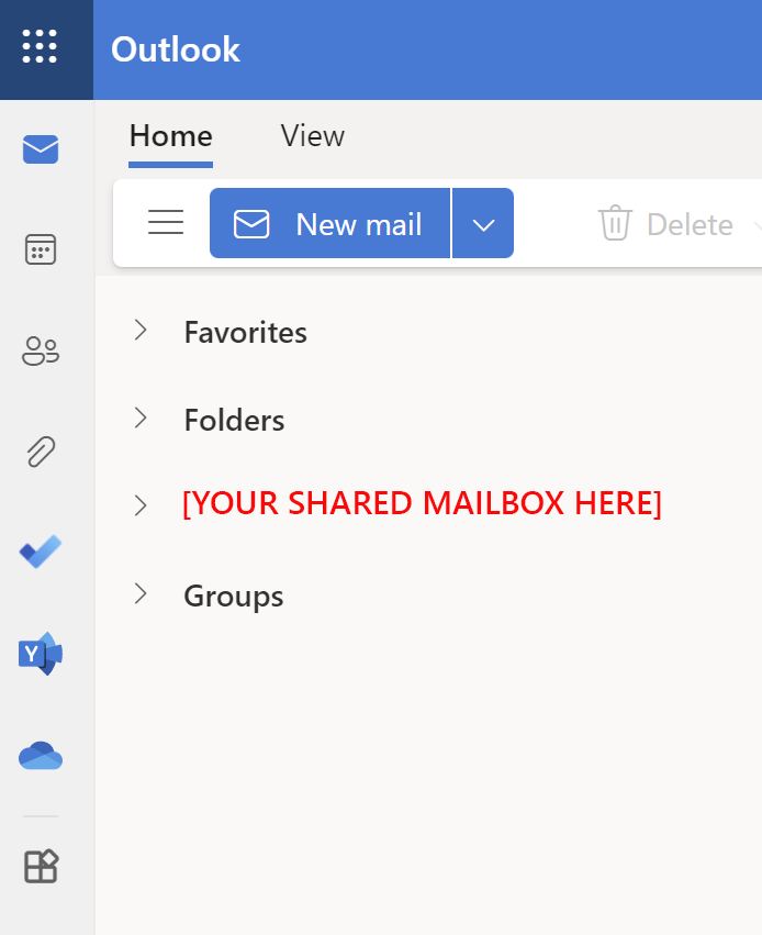 Microsoft Shared Mailbox Access