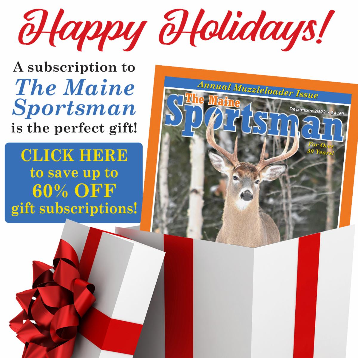 Maine’s Muzzleloader Season Rich Tradition; Modern Rifles