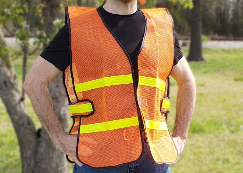 SV109 (L) • SV110 (XL) • SV111 (2XL) Mesh Safety Vest image