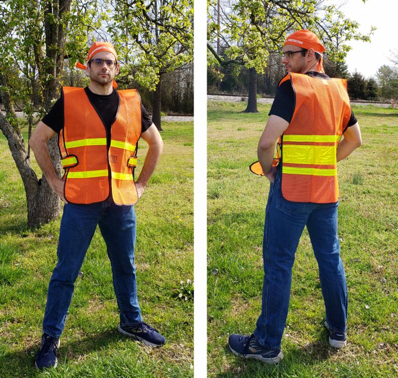 Safety Vest image front & back