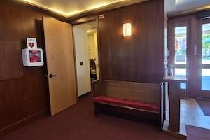 photo of the ushers' closet