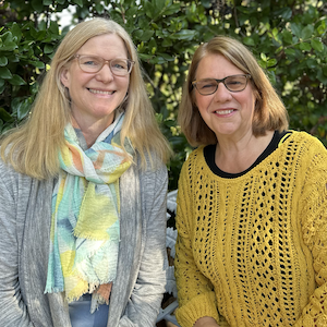 Photo of Peggy and Carol smiling