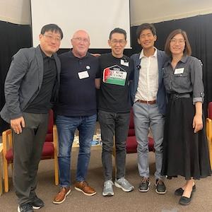 Hardyw with four guest speakers from 2025 peacemaking conference