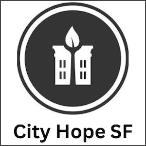 City Hope SF logo with a thin black border