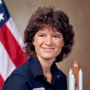 NASA photo of Sally Ride in 1984