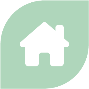 Light green house icon