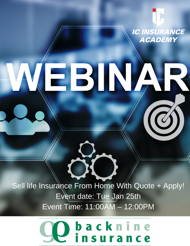 Backnine Insurance IC Insurance Academy. Giving you the tools to become successful