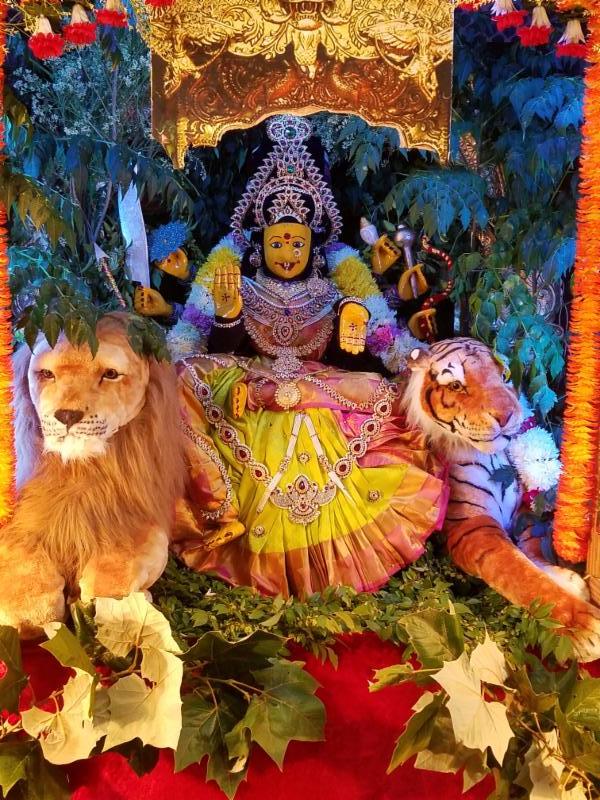Vana Durga Devi Alankaram