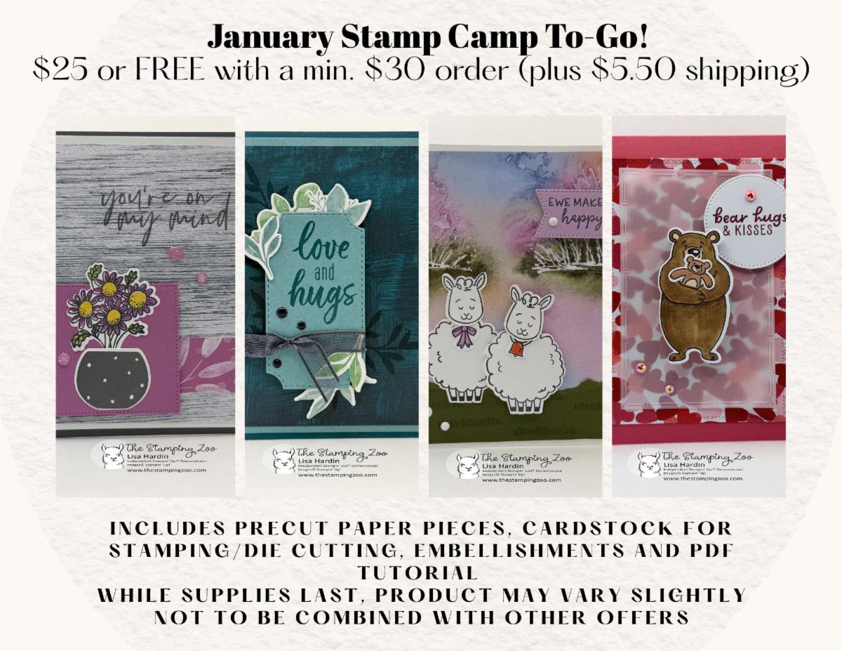 The Stamping Zoo January Stamp Camp To-Go!
