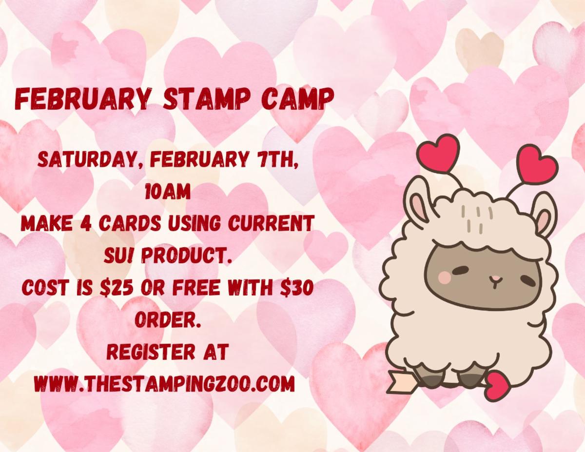The Stamping Zoo February Stamp Camp