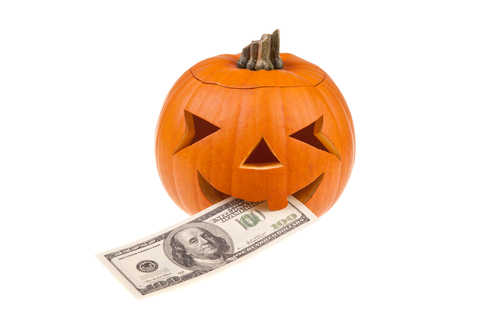 pumpkin halloween Jack isolated white