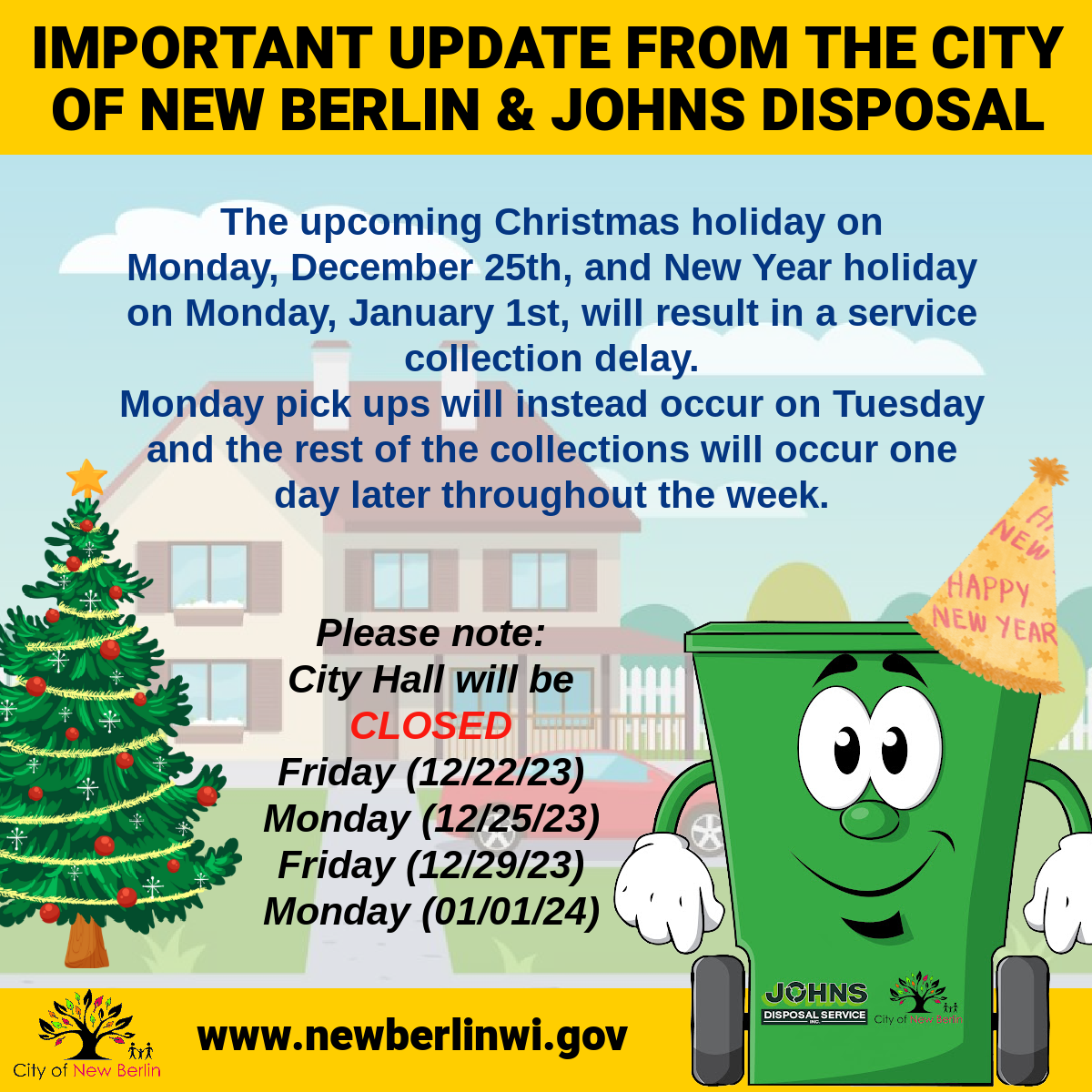 New Berlin News Merry Christmas & Happy New Year!