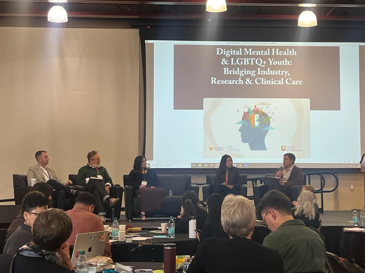 CIAPM supported investigator Dr. Greg Hajcak chairs a panel with his colleagues at the LGBTQ+ Digital Mental Health Summit