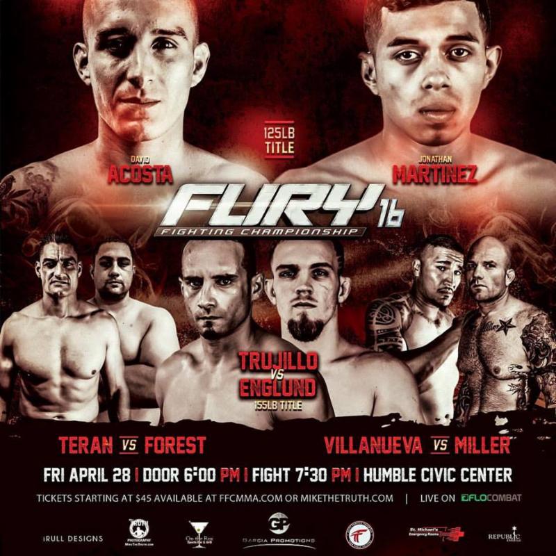 Fury Fighting Championship 16 is tonight!