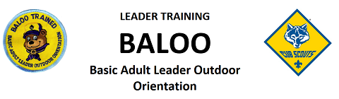 BALOO training banner