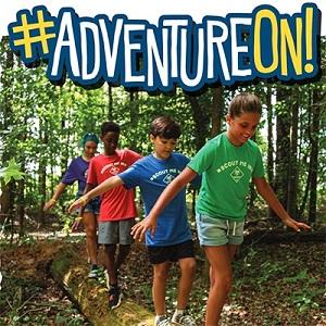 Adventure On scouts hiking