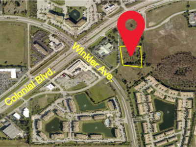 Colonial and Winkler property map