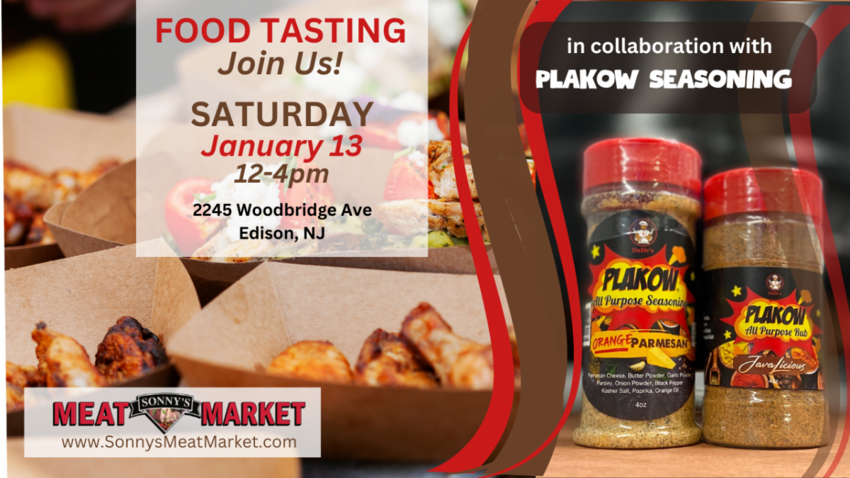 Tasting Event at Sonny;'s Meat Market Sat Jan 13
