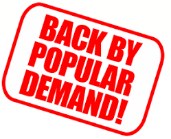Back by popular demand