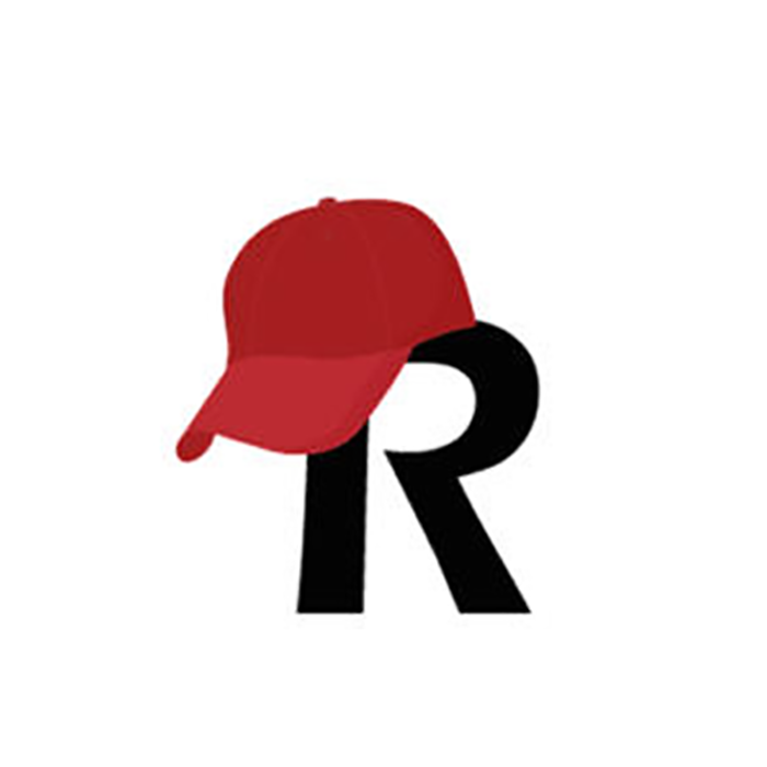 REDCap logo, black R wearing a red cap.